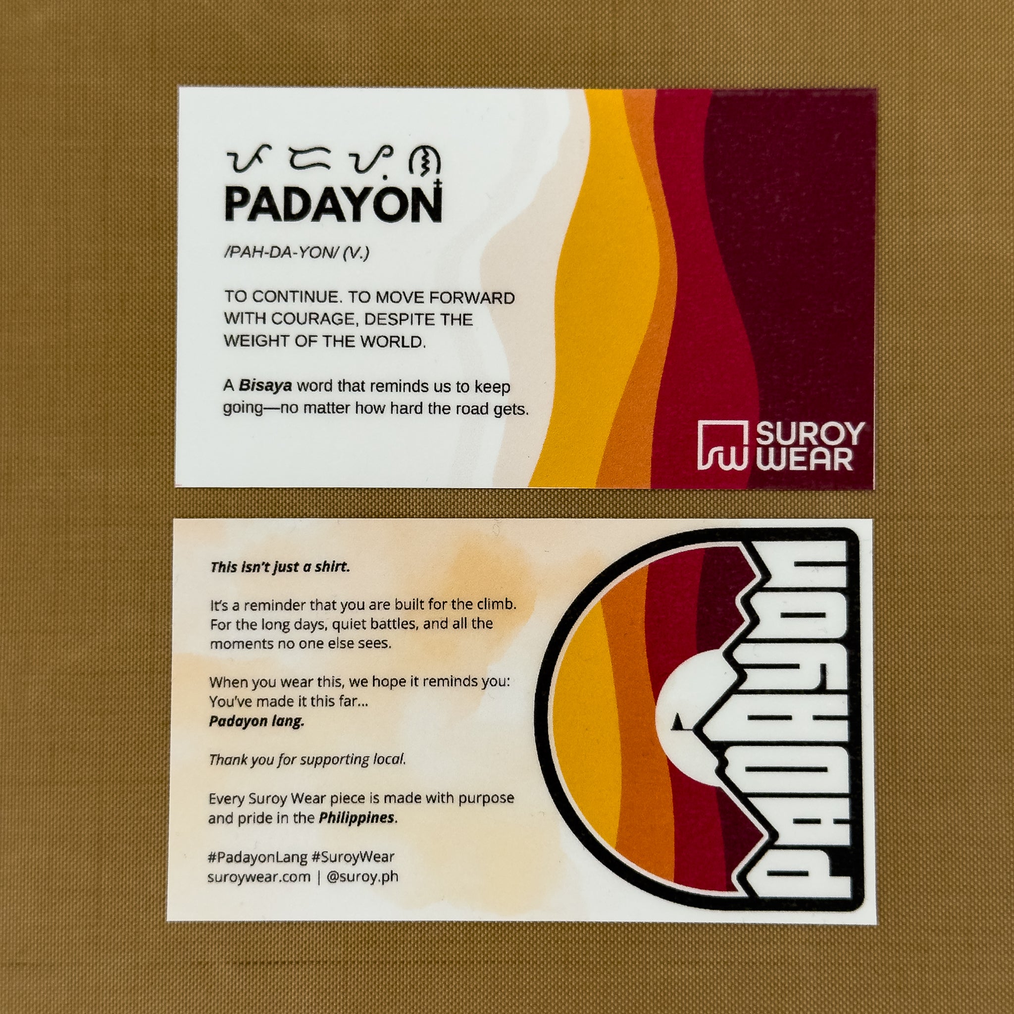 Padayon Shirt - Statement Series